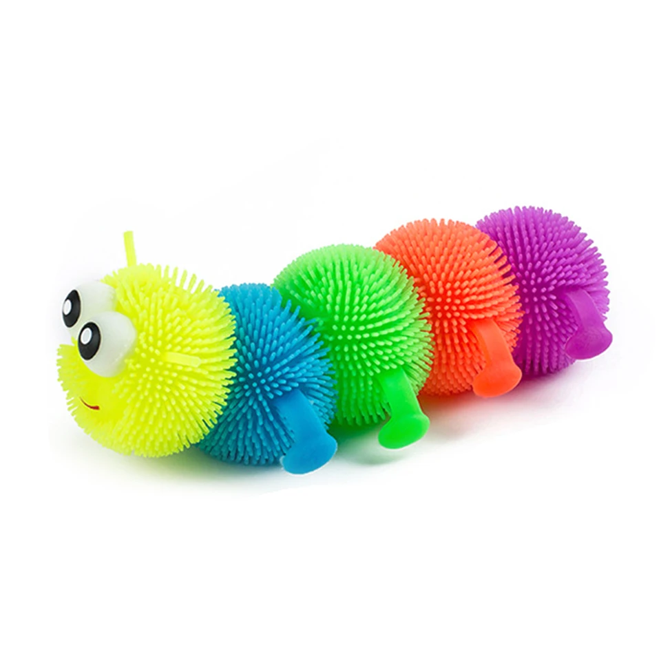 puffer caterpillar toy