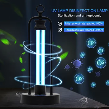 

UV Sterilizer Lamp Remote Control Bactericidal Light Bulb Tube AC 220V UVC Ozone Desinfectante Germicidal Quartz Lamp