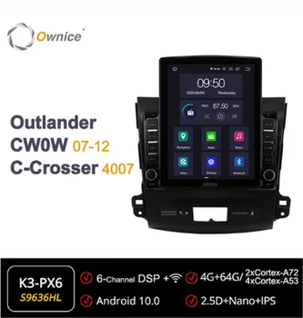 

Ownice Octa 8Core Android 10.0 Car Radio forMitsubishi Outlander CW0W 2007-2012 ForPeugeot 4007 GPS 2 Din Dvd Player Audio 4G