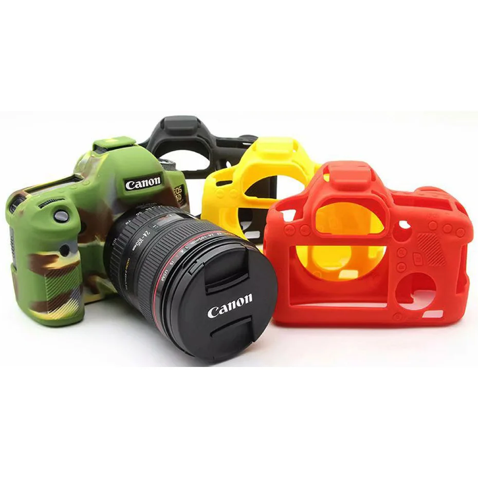 Мягкий силиконовый чехол TENENELE для камеры Canon EOS 6D красочный резиновый eos 6 D