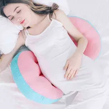 Беременная Женская Подушка многофункциональная спящий на боку Защитная поясная подушка для сна поддержка живота u-образная Подушка для беременных