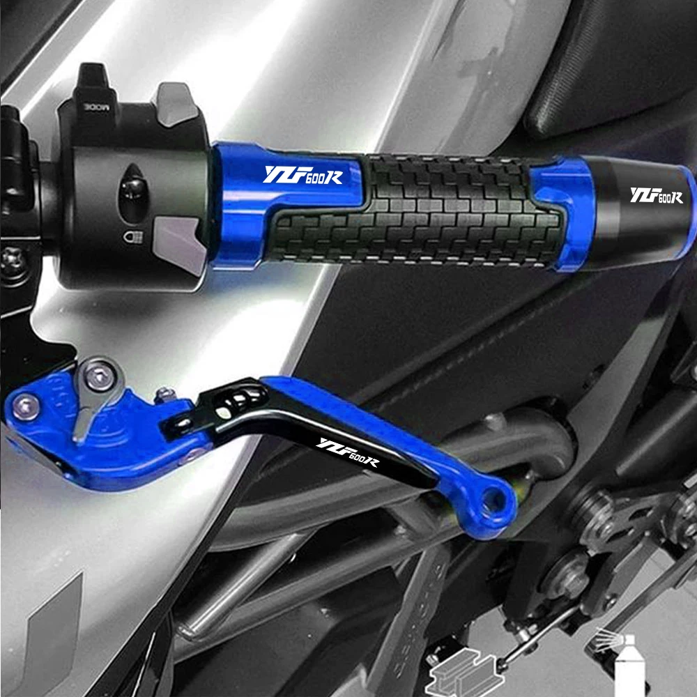 Мотоциклетные ручки 7/8 дюйма 22 мм с рукояткой заглушки для руля YAMAHA YZF600 YZF600R YZF 600 R
