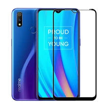 Защитная пленка из закаленного стекло на оппо реалми 3 про realme 3 и realme 3 Pro Глобальная версия стекло реалми 5 про х лайт Realme 3 Pro 5 pro XT X полностью покрытое шелковое стекло