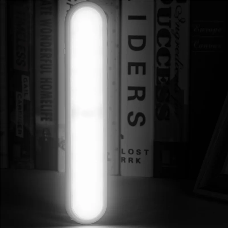 10LED Led Night Light With Sensor Human Body Sensor With Magnet Adsorption Cabinet Light Night Lamp Lamparas 40DEC2007