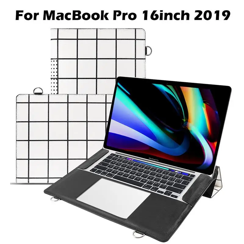 

For MacBook Pro 16 2019 Laptop Bag Portable Protective Sleeve Waterproof Scratch-Resistant Notebook Bag Case With Shoulder Strap