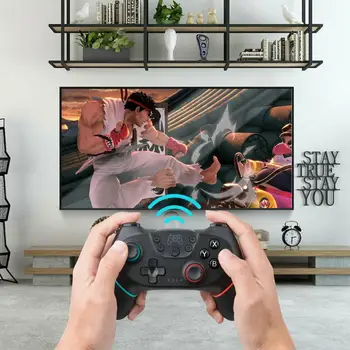 

2020 Gamepads Bluetooth Wireless Pro Controller Gamepad Joypad Remote For Nintend Switch Pro Controller Dual Electric Motors HOT