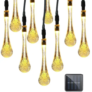 

Solar Water Drop lamp 5M 10M Solar Light String Outdoor Waterproof Fairy Lights Garden Garland Christmas Party Decoration