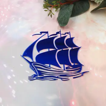 

2020 Sailboat Cutting Dies Set Sail Stencil for DIY Scrapbooking Card Decorative Rough Seas Dies
