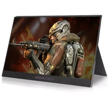 

15.6'' 4K 60HZ Type-c slim portable monitor with 4K 600Nits SCREEN N156DCE-GN2 N156DCE-GNB + magnetic leather cover