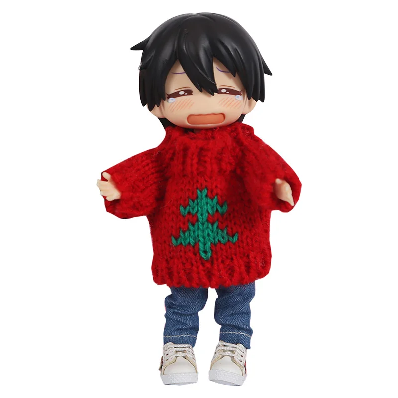 OB11 Детские куклы аксессуары для кукольной одежды новогодний свитер 1/8 BJD Obitsu11 с