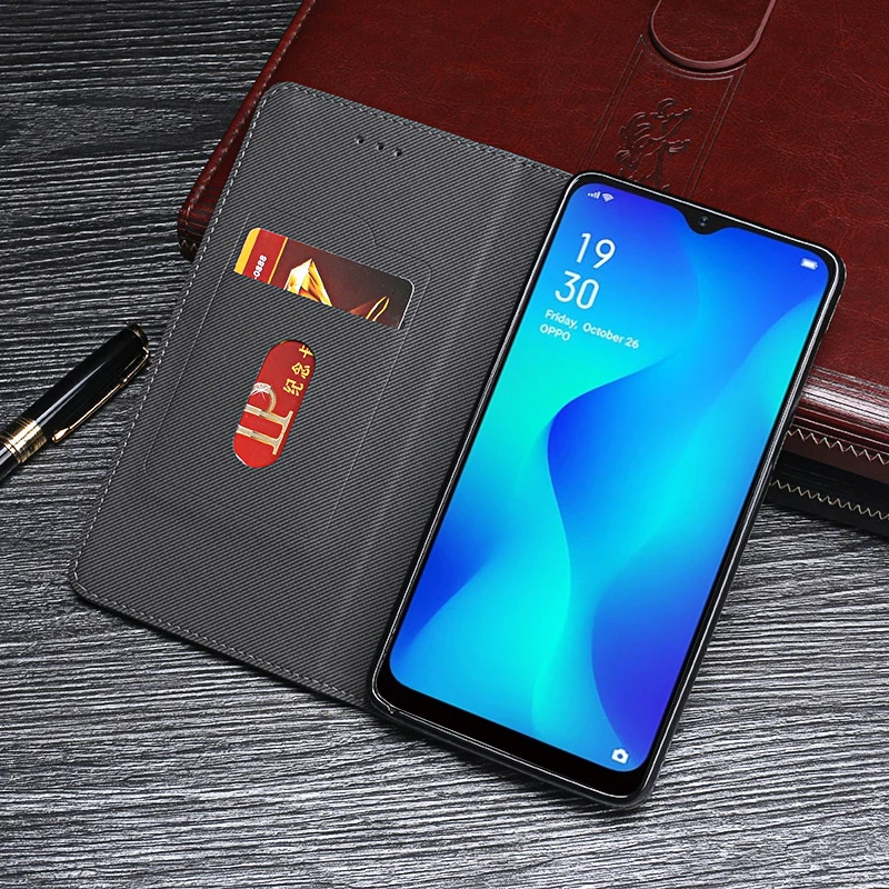 Для OPPO Realme 3 Pro чехол Роскошный Ретро заклепки Флип Бумажник кожаный Капа чехол для OPPO Realme 3 Pro Футляр для телефона аксессуары