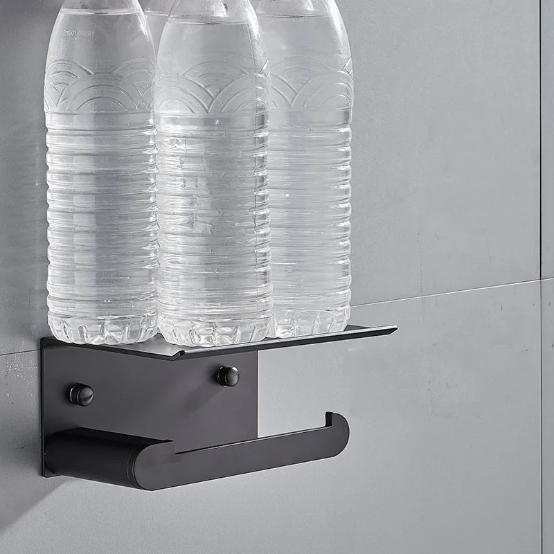 Paper Towel Holder Toilet Paper Holder Toilet Paper Rack Toilet Roll Holder Bathroom Toilet Towel Paper Holder Phone Holder Wall Mount WC Rolhouder Paper Shelf Towel Rack Tissue Boxes