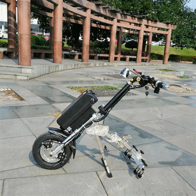 48v 500w Electric Handcycle Folding Wheelchair Attachment Hand Cycle Bike WheelChair Conversion Kits