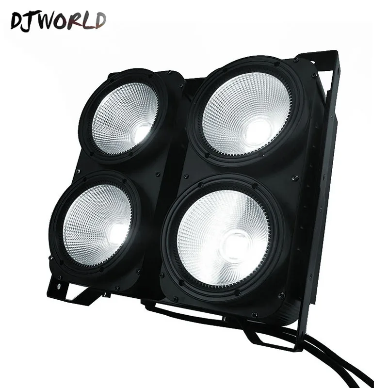 DJworld 4x100 Вт 4-глазный светодиодный светильник COB холодный и теплый белый