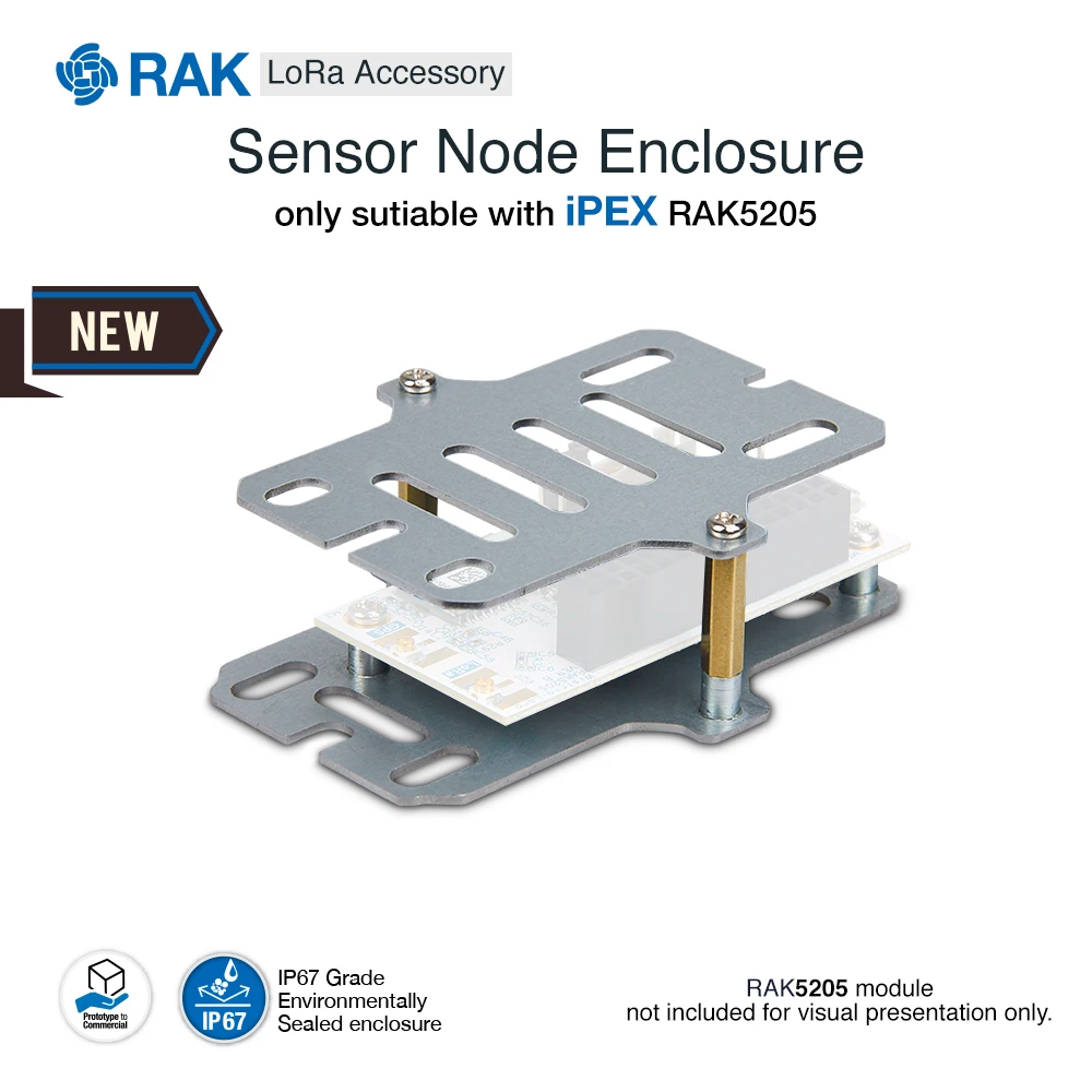 IOT наружный Сенсорный Корпус для rak5204 модуль трекера RAK8212 iTracker Board IP67