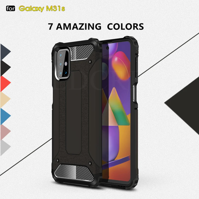 Для Samsung Galaxy M51 чехол тяжелая броня жесткий резиновый Fundas силиконовый для M31S S20 Fan