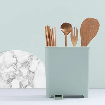 

Creative Multi-Function Chopsticks Spoon Fork Holder Kitchen Chopstick Rest Stand Draining Rack Holder