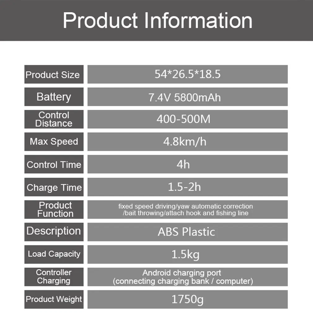 Flytec V007 Рыбацкая подложка фиксированная скорость круиз Yaw коррекция корабль сильный ветер сопротивление светодиодный RC фара-прожектор для лодки на открытом воздухе
