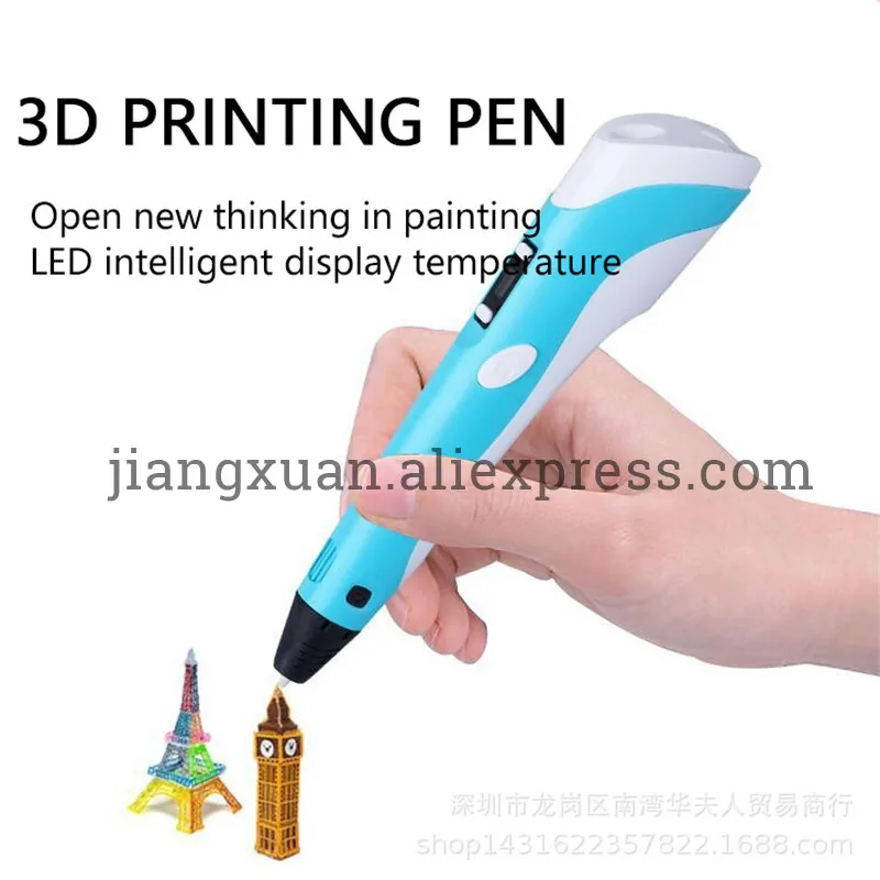 

3D Printing Pen LED Screen PLA/ABS Filament 3D DIY Drawing Pen Creative Toy Gift For Kids