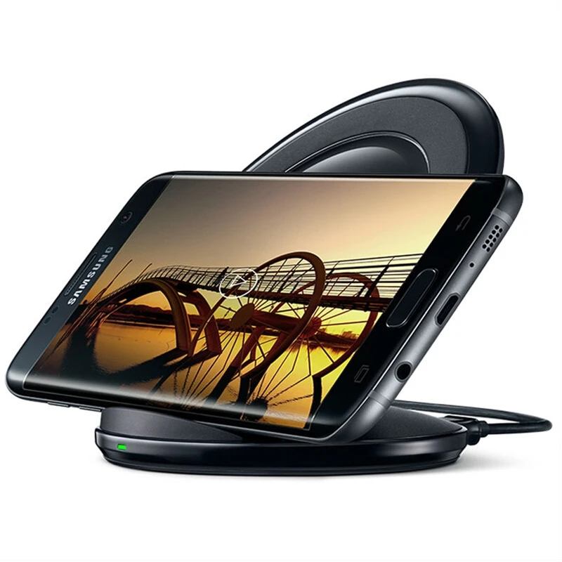 Беспроводное зарядное устройство samsung Qi Pad Быстрая зарядка для samsung Galaxy S10 S9 S8 Plus S10E S10+ S7 edge Note10 9 8 Pro iPhone 8 Plus X