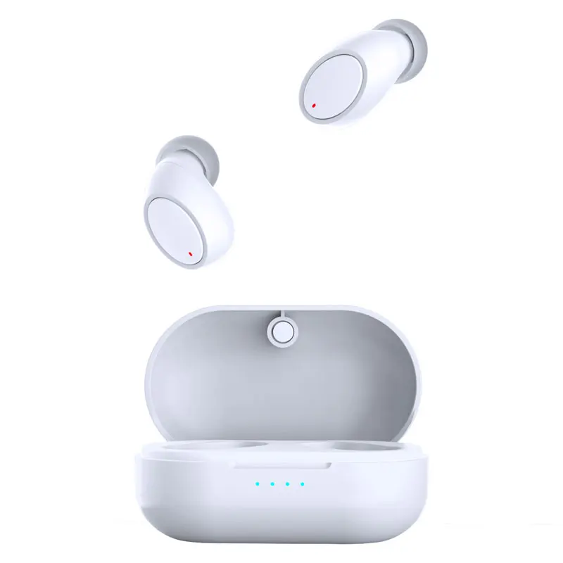 Беспроводной наушники Bluetooth IPX5 Водонепроницаемый Спорт Bluetooth гарнитура для Xiaomi Airdots huawei p30 pro Honor 20 8x 9x - Цвет: White