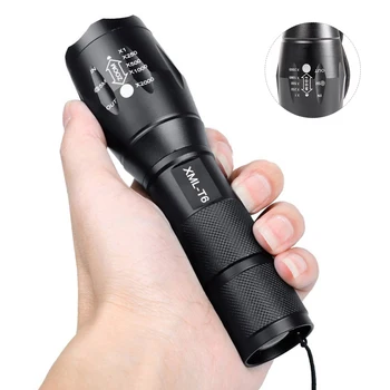 

T6 Flashlight Outdoor Camping Light Portable Bicycle Light New Multi-function Flashlight Using 18650 Battery
