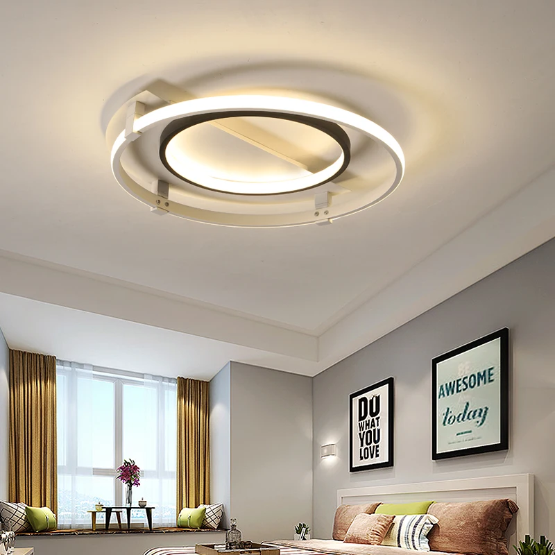 Chandelierrec AC90-260V потолочные люстры светильники Современные светодиодные люстры для гостиной спальни люстры функция памяти