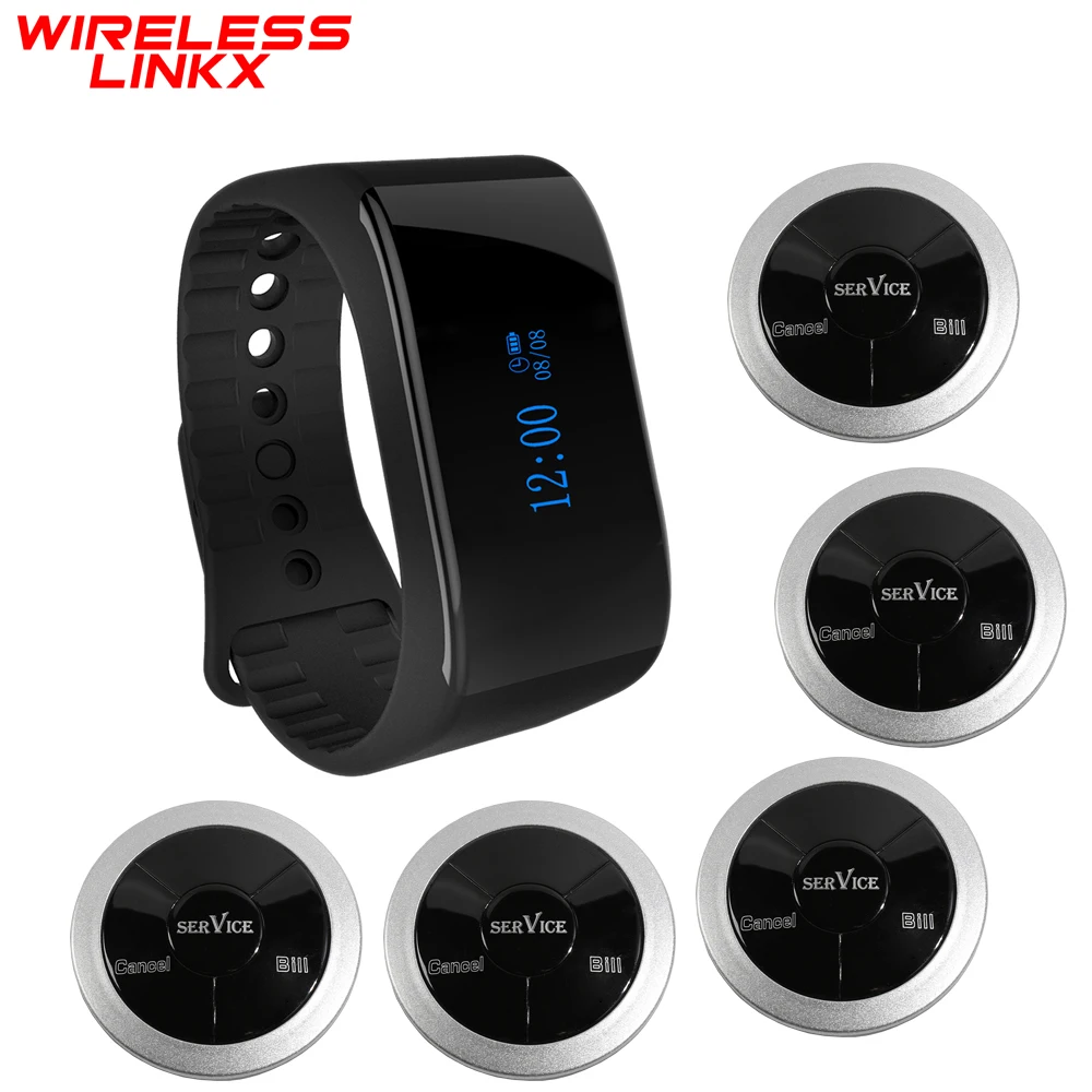Wirelesslinkx пейджер для ресторана APE6900 водонепроницаемый с защитой от повреждений