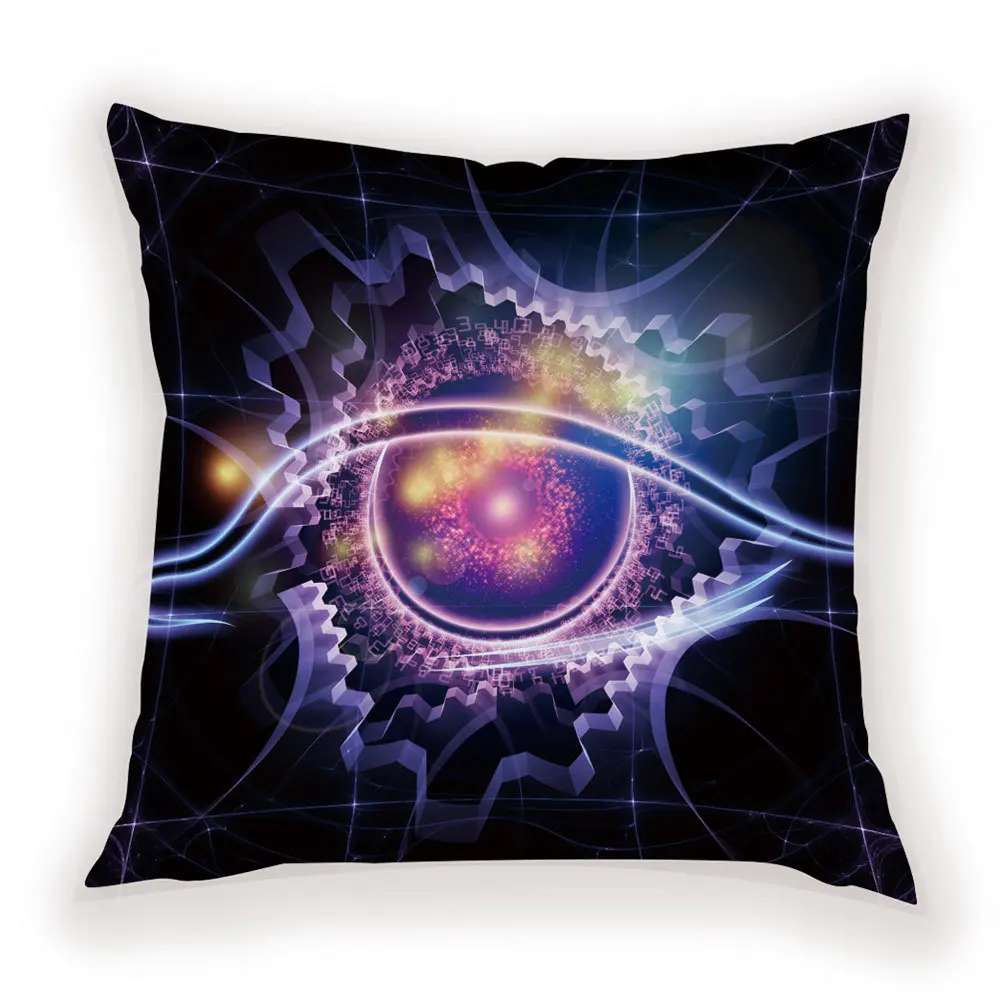 Psychedelic Космический Чехол для подушки с изображением волшебной чехлы подушек