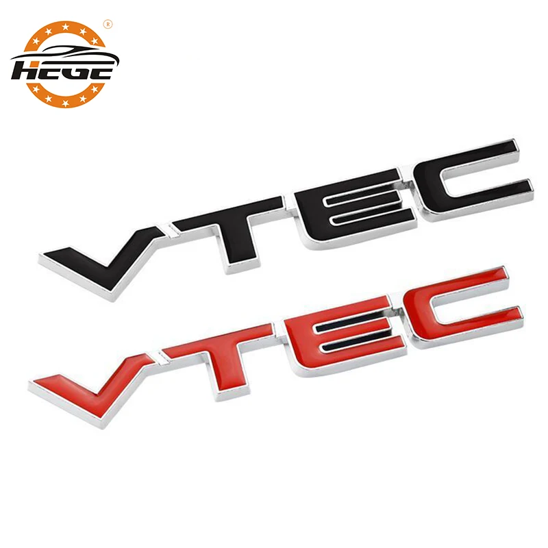 Автомобильная 3D металлическая эмблема значок VTEC Наклейка для Honda Civic Accord Odyssey Spirior