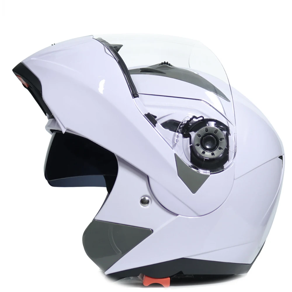 Унисекс флип-ап мотоциклетный шлем мотоциклетный модульный двойной объектив Кроссовый Мото шлем крушение открытое лицо Шлемы Casco Moto Casque