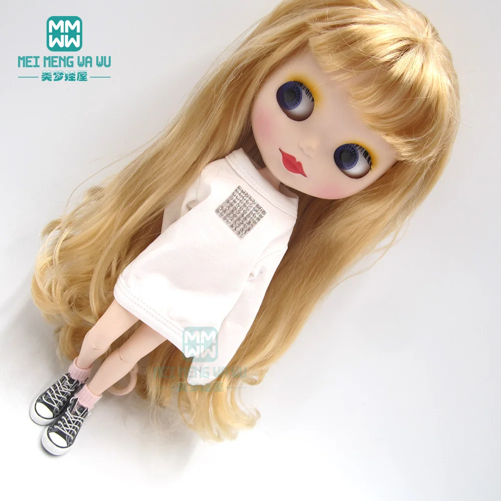 Одежда для куклы подходит 1/6 28-30 см blyth Azone OB23 OB24 модная спортивная одежда белый, хаки, черный, темно-зеленый