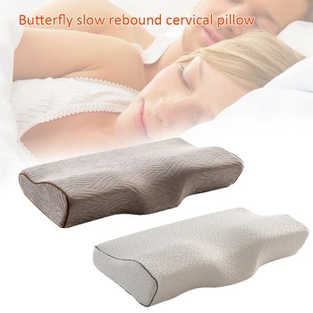 

Comfortable Cervical Orthopedic Pillows Latex Neck Care Memory Foam Sleeping Bedroom Pillow Head Neck Support Travesseiro