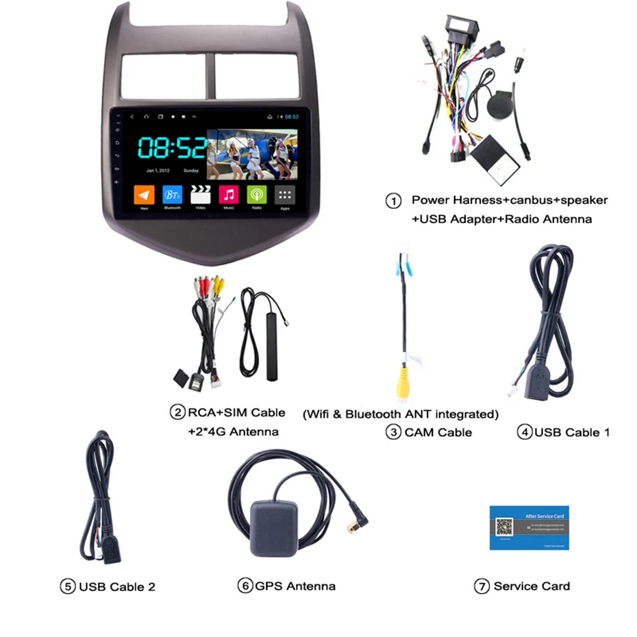 Android 8,1 автомобильный DVD 1din мультимедийная система Navi для Chevrolet Aveo 2011-2013 Автомобильный gps навигатор стерео головное устройство BT SWC wifi - Цвет: 8 Cores