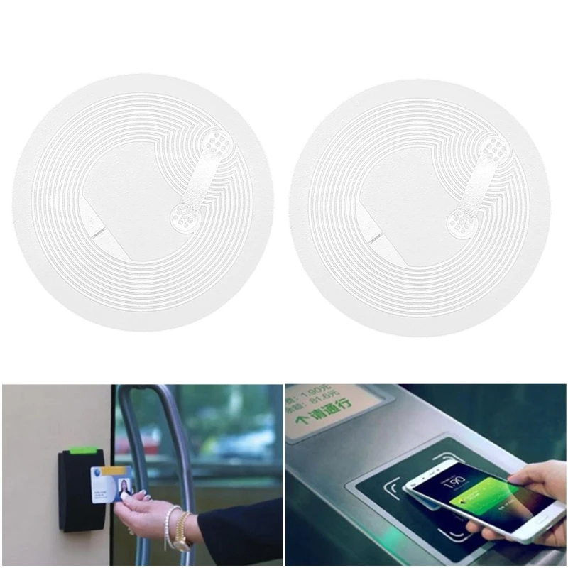

10 Pcs NTAG215 NFC TAG Sticker Key Patrol Label RFID Tag For Access Control Card WXTA