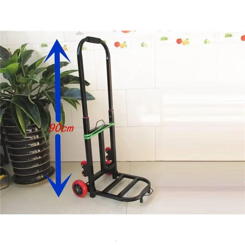 Compra Rolling Storage для покупок Carrello Cucina Roulant кухонный стол Mesa Cocina колесница De Courses Avec roulets тележка - Цвет: Version A