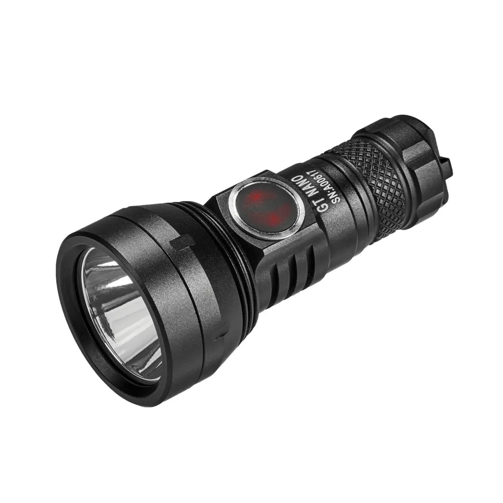 Фонарик Lumintop GT NANO 10180 поддерживает батарею 10440 на большие расстояния 300 м 450