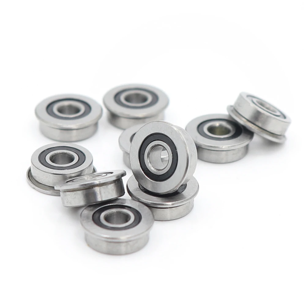 MF83-2RS подшипник 3x8x3 мм (10 шт.) ABEC-1 миниатюрные фланцевые MF83RS шарикоподшипники RF-830DD |