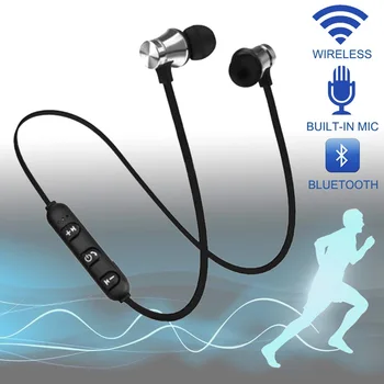 

XT-11 Wireless In-ear Headphones Outdoor Sport Headsets Stereo Music Earphone netic Suction Built-in Microphone Line Control