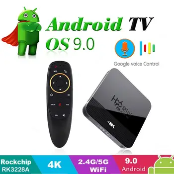 

BT4.0 Quad Core RK3228A 4k Android tv box Google Voice Assistant 5G Wifi Netflix/Youtube Android 9.0 Smart TV Box 2GB 16GB 1G 8G