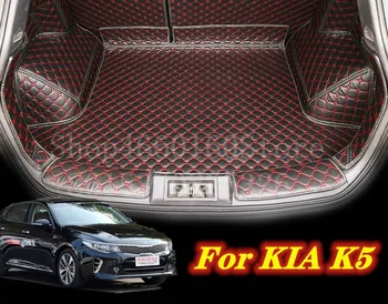 

Puou For KIA K5 high quality 1pcs Car Boot Mat Rear Trunk Cargo Liner Protector Carpet pad Car-styling