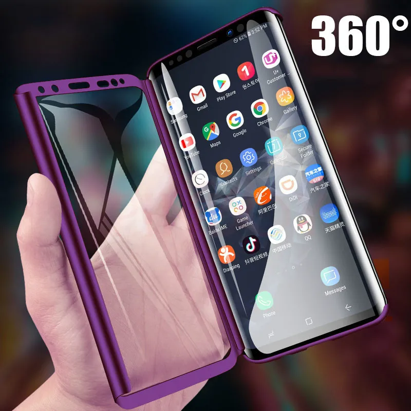 Полноразмерный защитный чехол 360 для Samsung Galaxy Note 10 Pro 9 8 5 S20 Ultra S8 S9 S10 Plus S6 S7 Edge