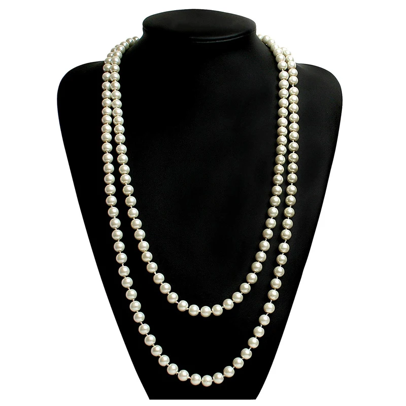 1920s Great Gatsby Party Costume Accessories Set 20s Flapper Feather Headband Pearl Necklace Gloves Cigarette Holder 4 Pcs Set
