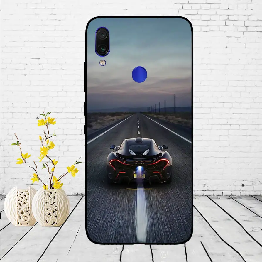 Untuk Xiaomi Redmi Note 7 Hitam Case Silikon Lembut Funda untuk Xiaomi Redmi Catatan 7 Hitam TPU Case Pelindung 6.3 