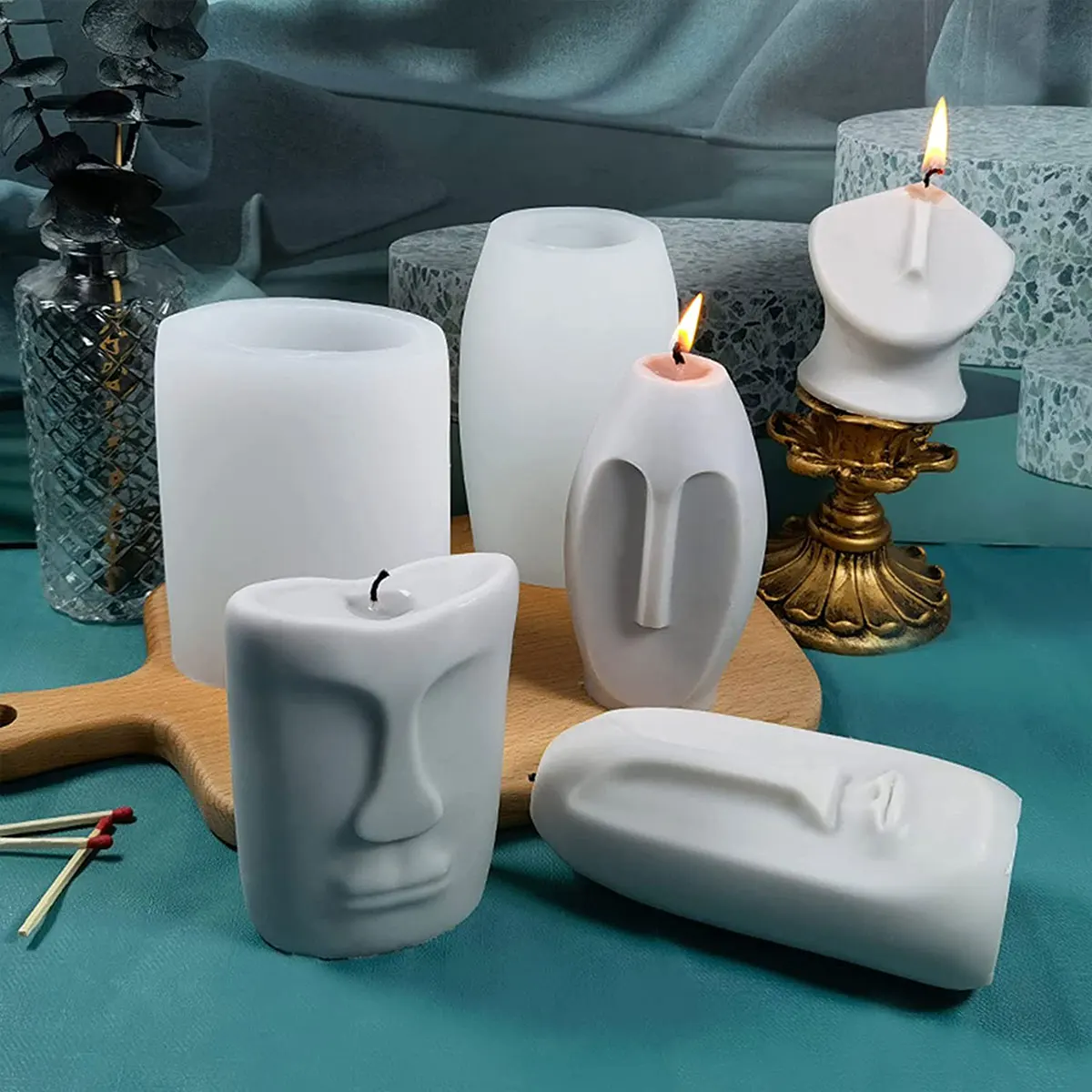 moldcandlemolds3DFacecandlebodycandlemoldsforcandlemaking