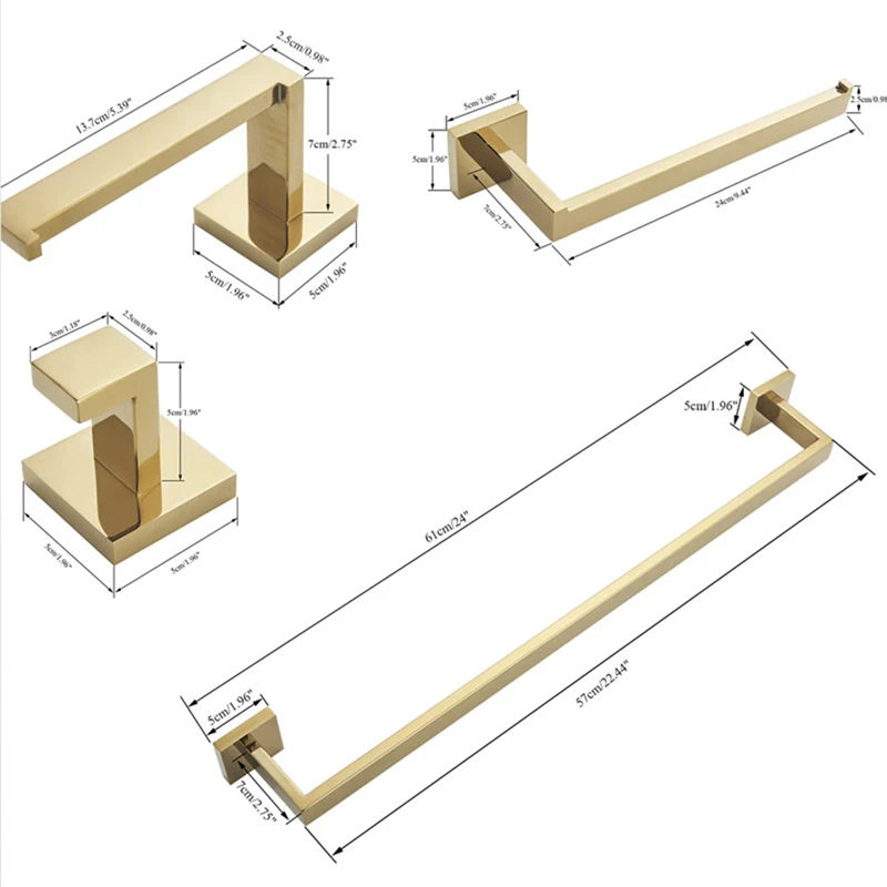 Bathroom Hardware Sets Black Toilet Paper Holder Towel Rack Robe Hook Bath Hardware Sets Accessories Wall Mount