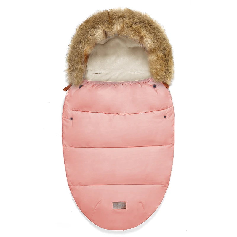  Baby Stroller Sleeping Bag Winter Warm Sleepsack Windproof For Infant Wheelchair Envelopes For Baby