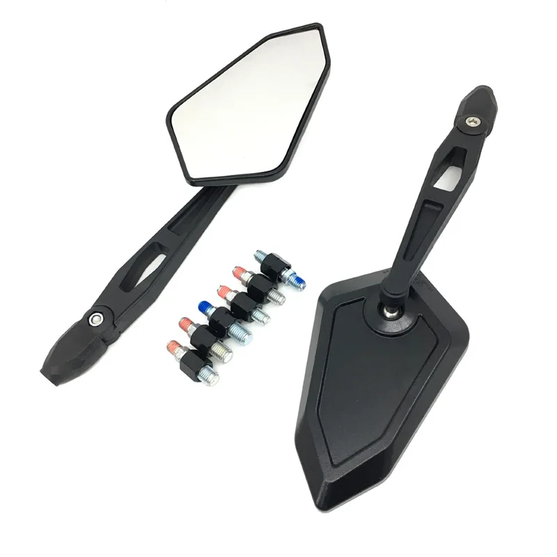 Universal 8mm 10mm Motorcycle Rear View Mirrors Motorbike Scooter Dirt