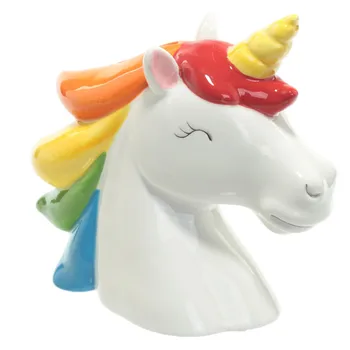 

Unicorn Piggy Bank Coin Saving Box Home Decoration Ceramics Crafts Money Box Personalised Creative Birthday Gift For Kid