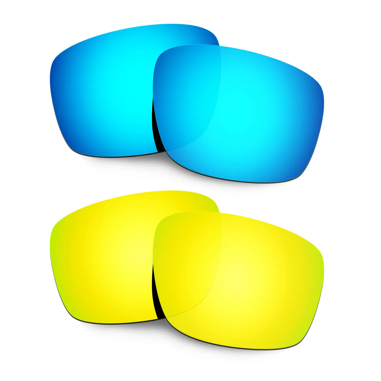 

Hkuco Replacement Polarized Lenses For Mainlink Sunglasses - Blue&Gold 2 Pairs